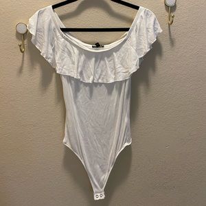 Express off the shoulder body suit